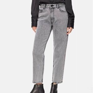 ANINE BING Etta jeans in acid wash grey